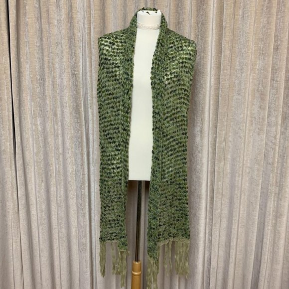 NWOT Handmade Oversized Winter Scarf O/S - Picture 3 of 4